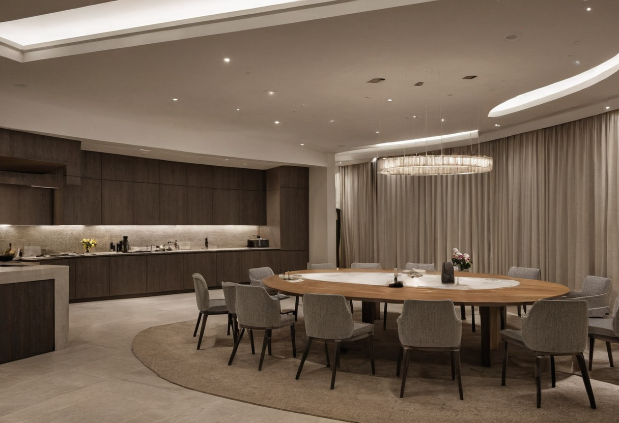 Luxury interior image showing How should a Riyadh villa brief address climate, privacy, and hospitality use