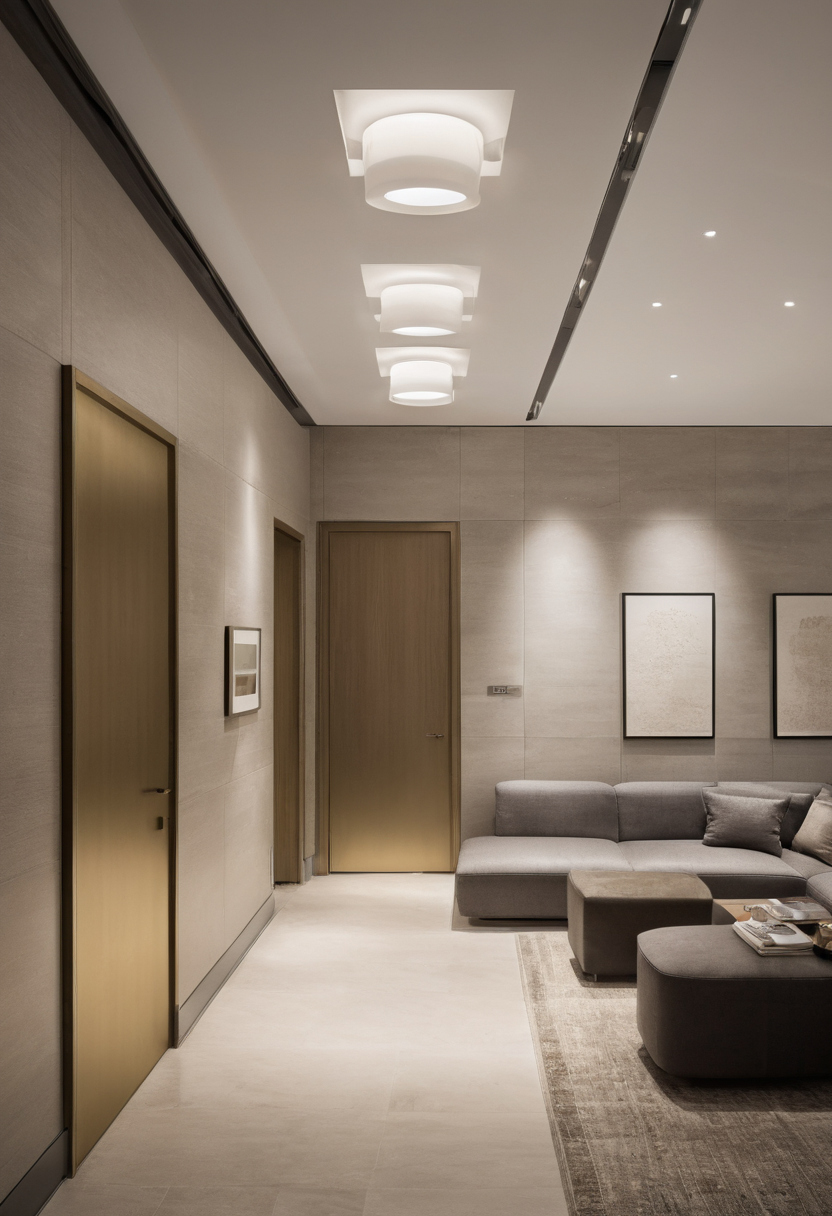A coordinated reflected ceiling plan must resolve every visible and concealed ceiling service shown in a luxury residential interior
