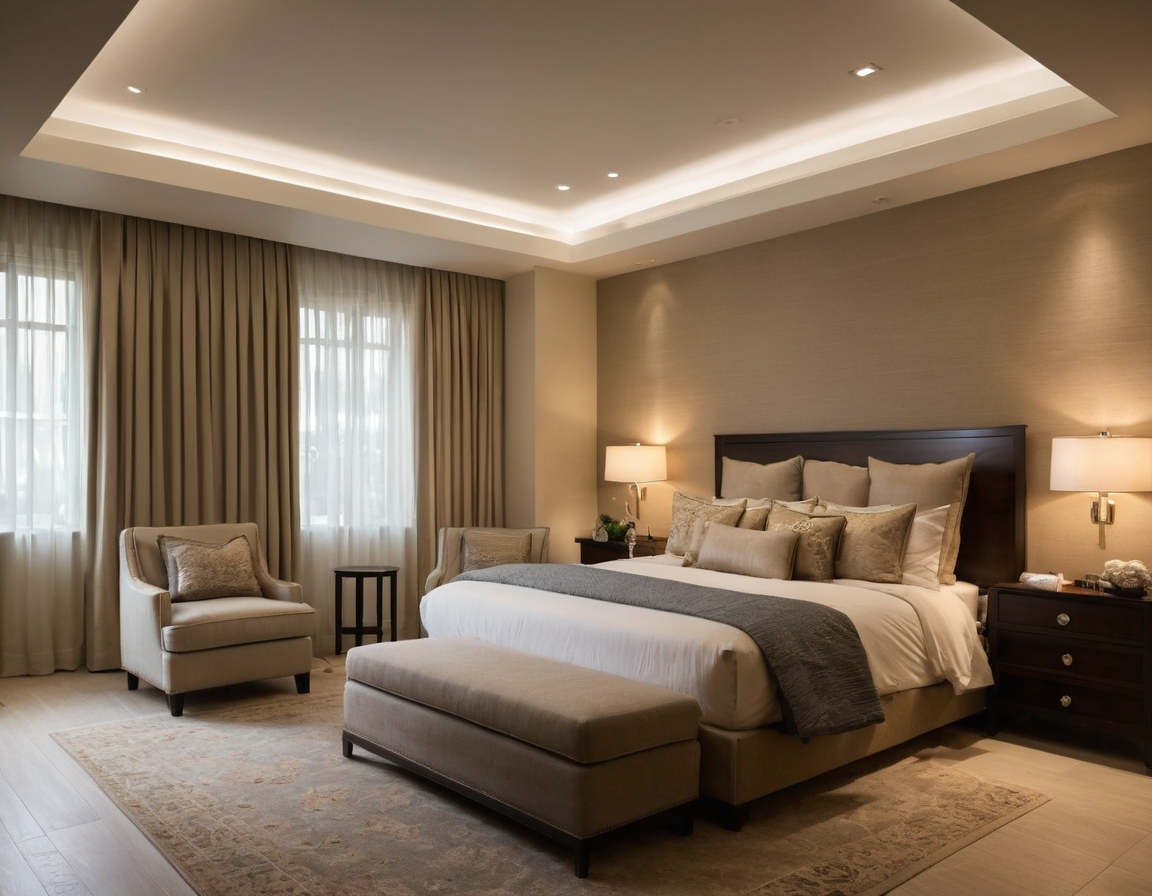Luxury interior image showing The ceiling should close only after inspection, testing, and photographic records
